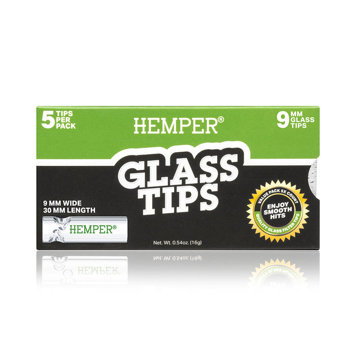 Glass Filter Tips 9mm - 5 Pack