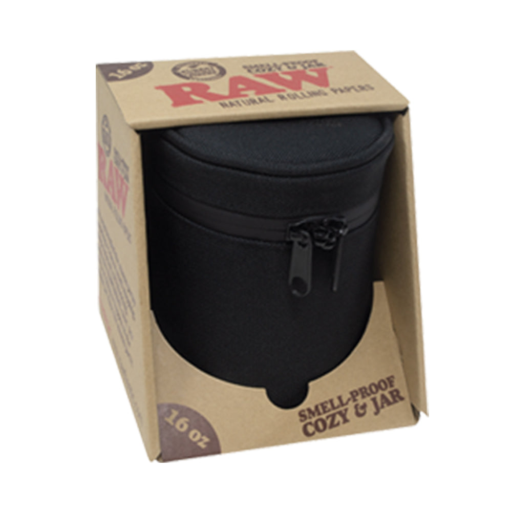 Raw Smell Proof Jar & Cozy W/ Lock