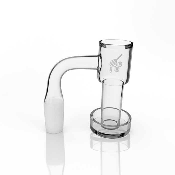 Honeysuckle Bevel Quartz Banger - 90° Degree - Yl - product image 1