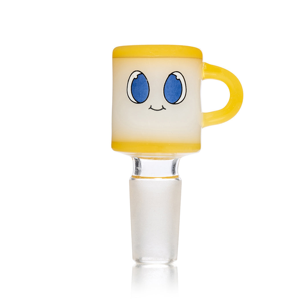 Tea Cup Flower Bowl - 14mm Male Joint