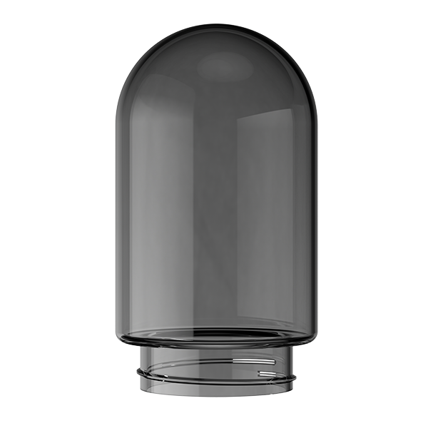 StüNdenglass Single Gray Glass Globe (Large)